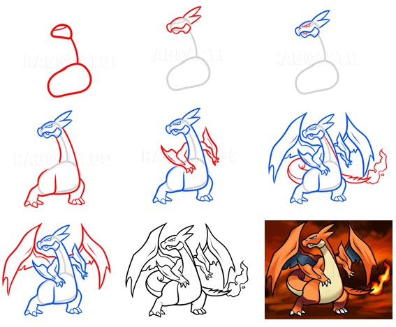 Charizard stately Drawing Ideas