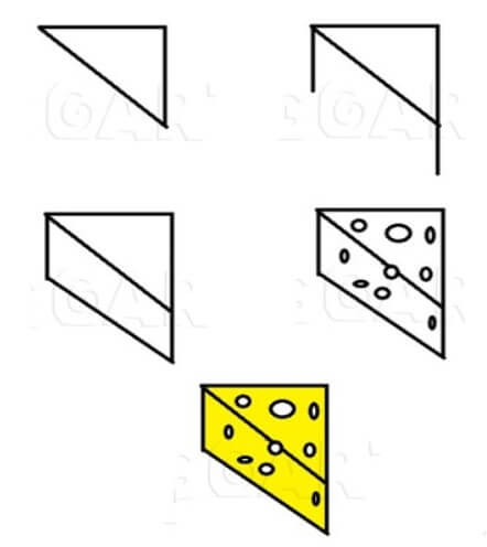 How to draw Cheese idea (10)