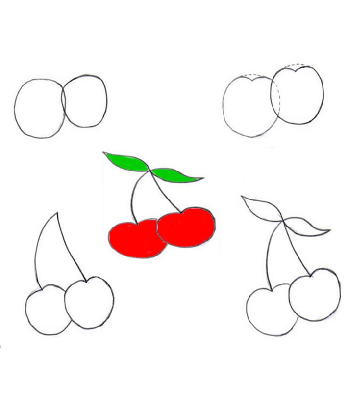 How to draw Cherry idea 14