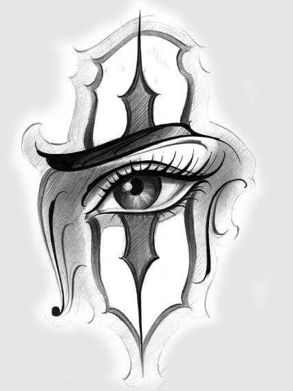 Chicano eyes (6) Drawing Ideas