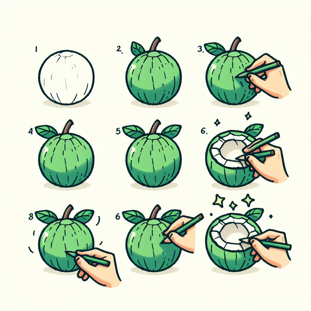 Coconut idea (11) Drawing Ideas