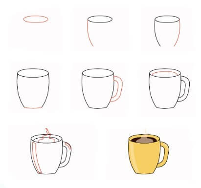Coffee idea (12) Drawing Ideas