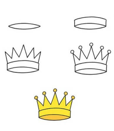 How to draw Crown idea (12)