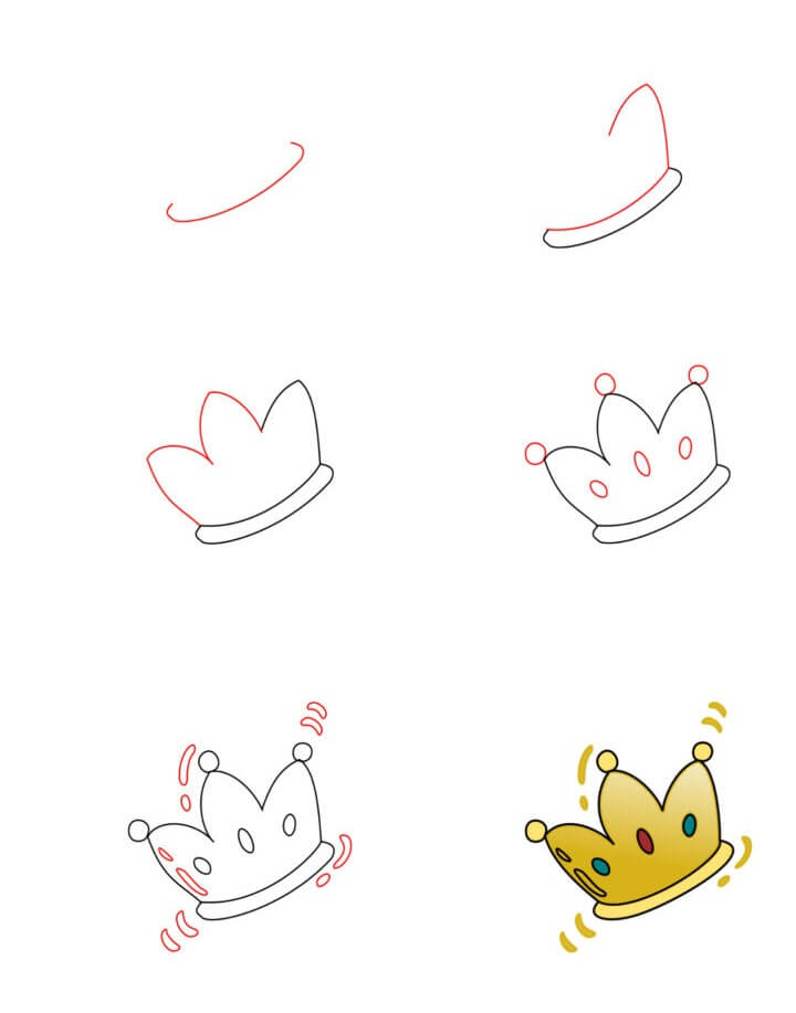 How to draw Crown idea (14)