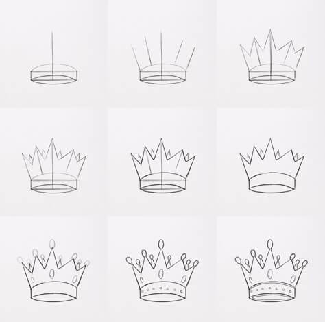 How to draw Crown idea (16)
