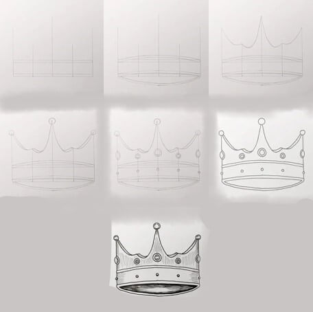 Crown idea (29) Drawing Ideas