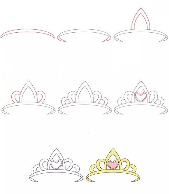 How to draw Crown idea (7)