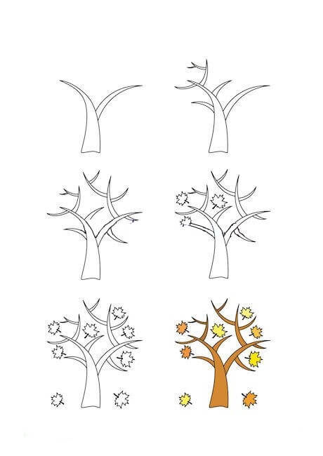 Decorative tree (1) Drawing Ideas