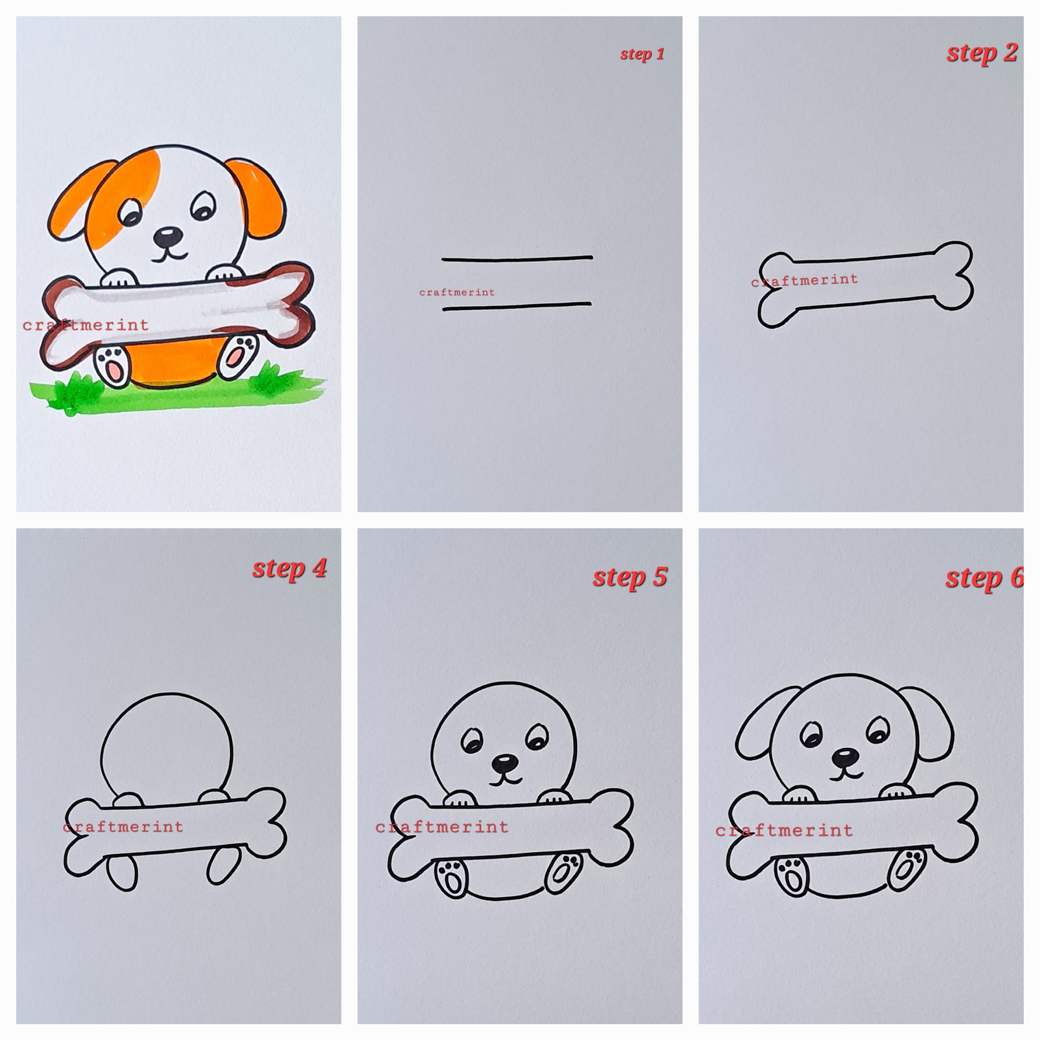 How to draw Dog idea (64)