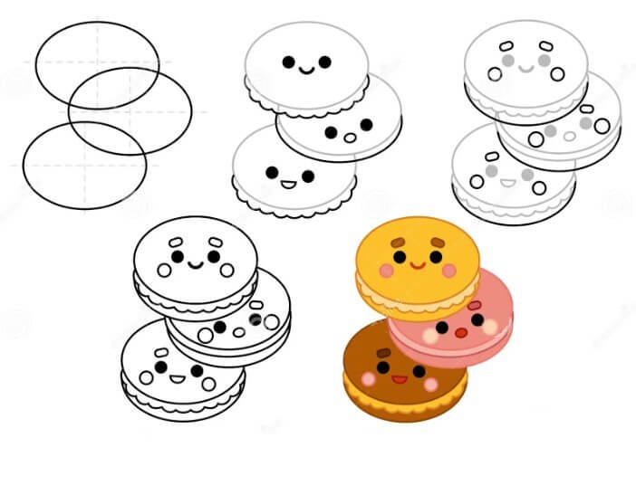 Donut cute (1) Drawing Ideas