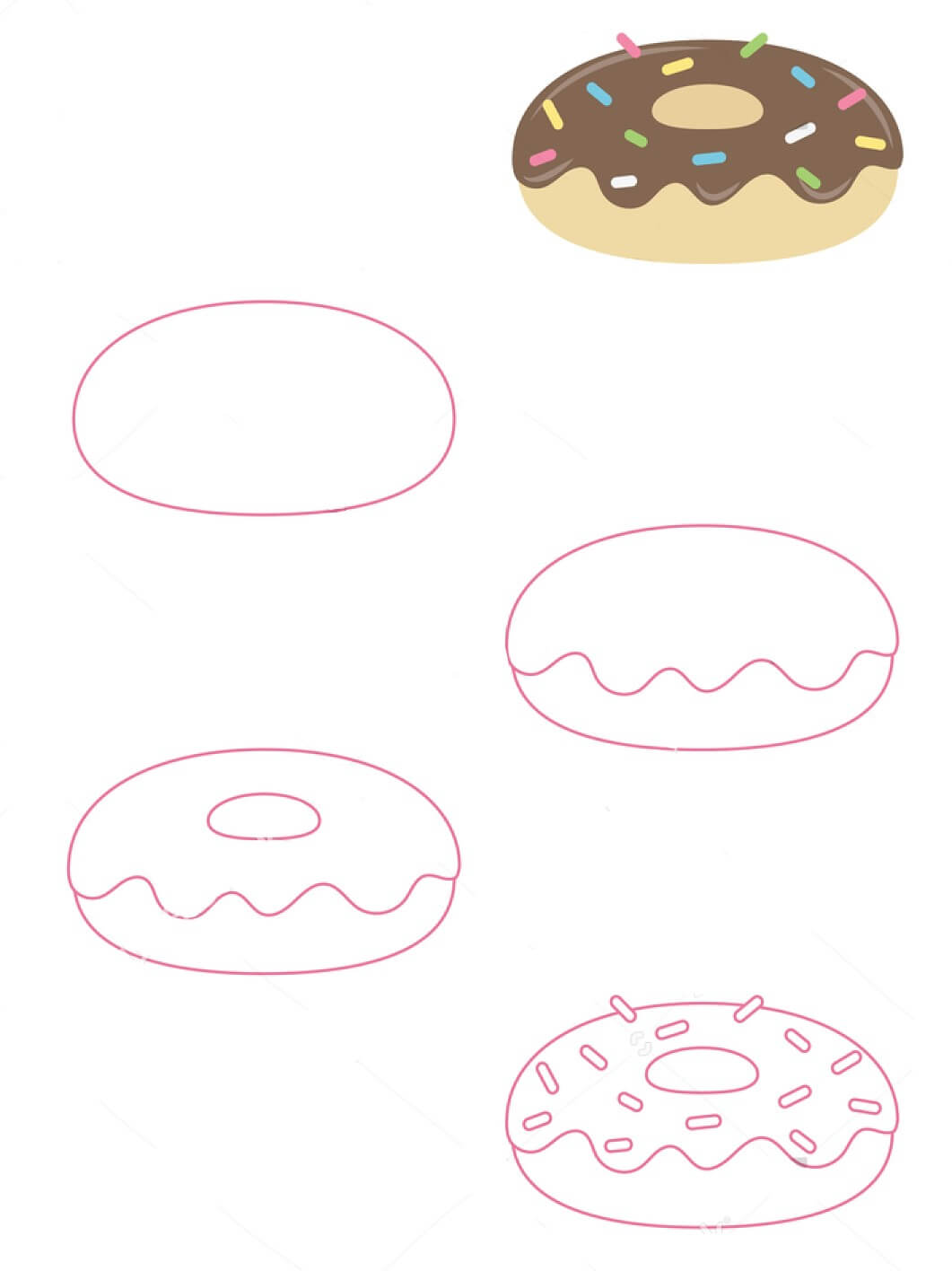 Donut idea (10) Drawing Ideas
