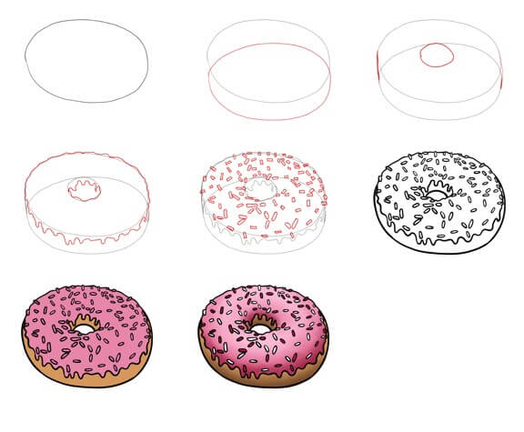 Donut idea (11) Drawing Ideas