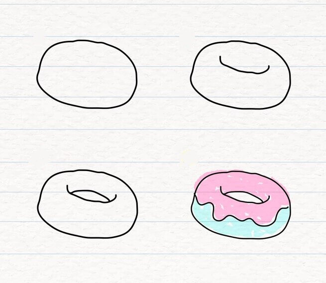 Donut idea (15) Drawing Ideas