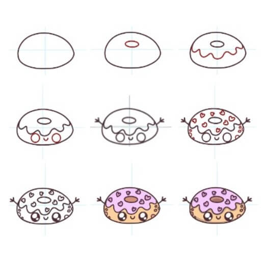 Donut idea (17) Drawing Ideas