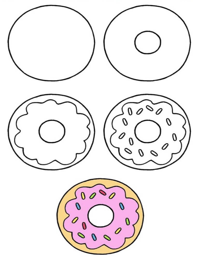 Donut idea (21) Drawing Ideas