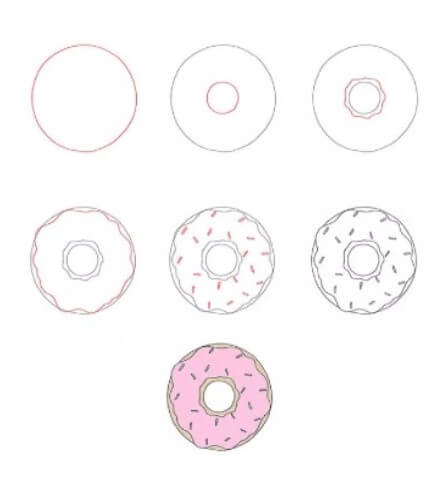 Donut idea (22) Drawing Ideas