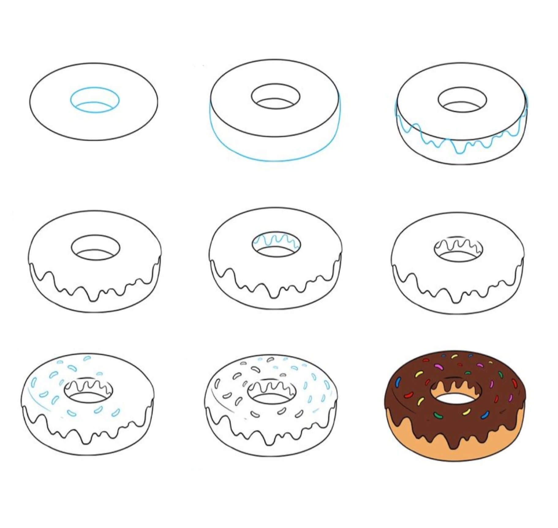 Donut idea (4) Drawing Ideas