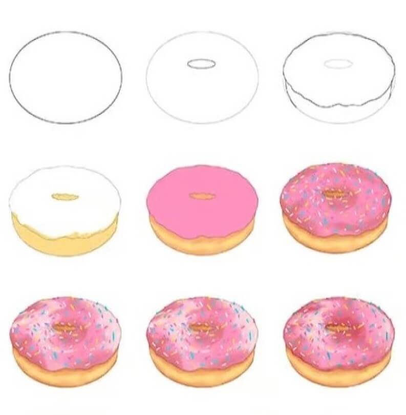 Donut idea (7) Drawing Ideas