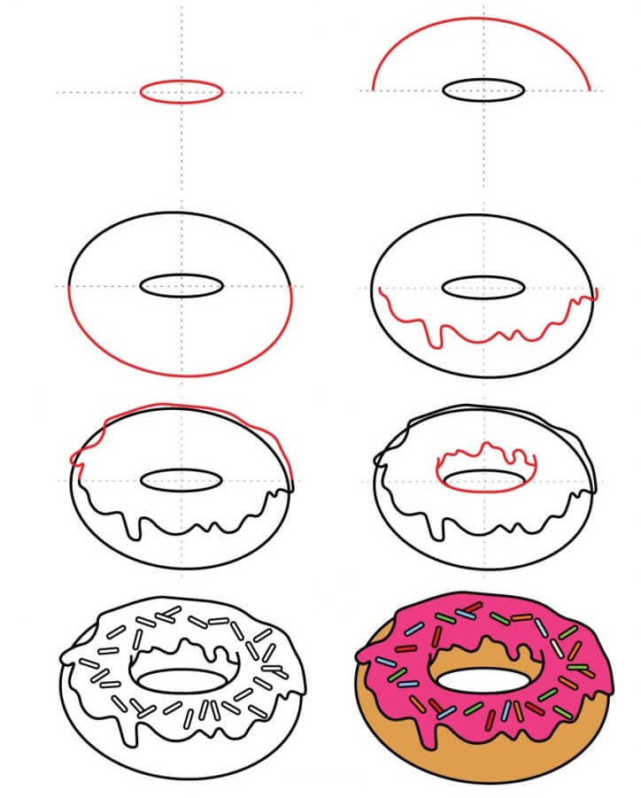 Donut idea (8) Drawing Ideas