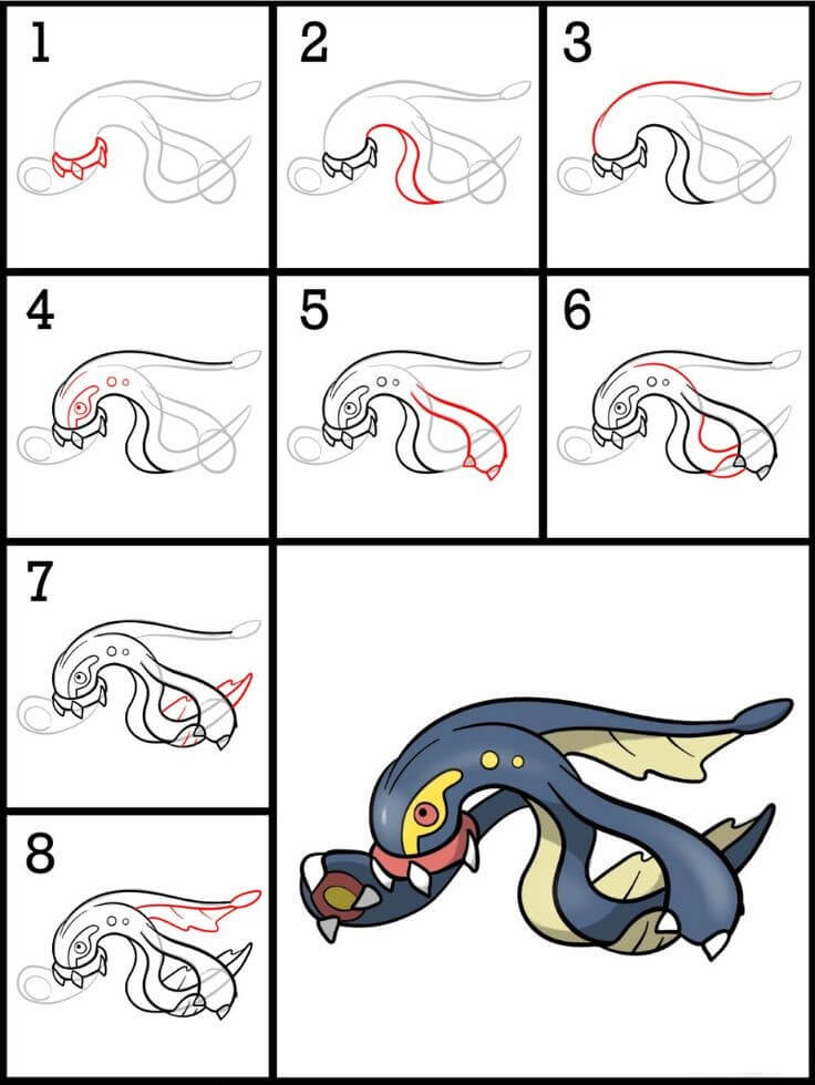 How to draw Eelektross