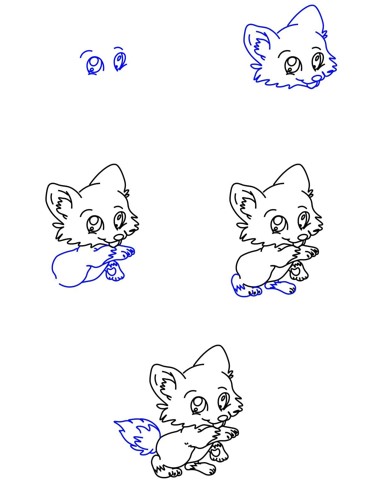 How to draw Fox idea 22