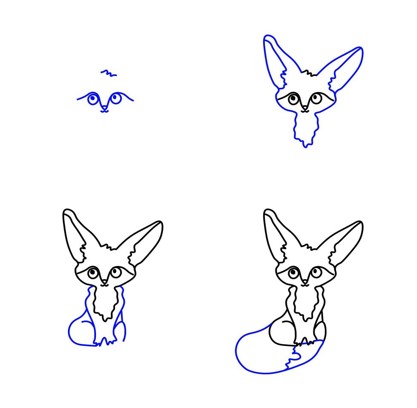 How to draw Fox idea 23