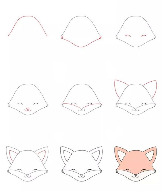How to draw Fox idea 5