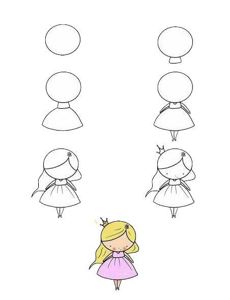 How to draw Girl idea (14)