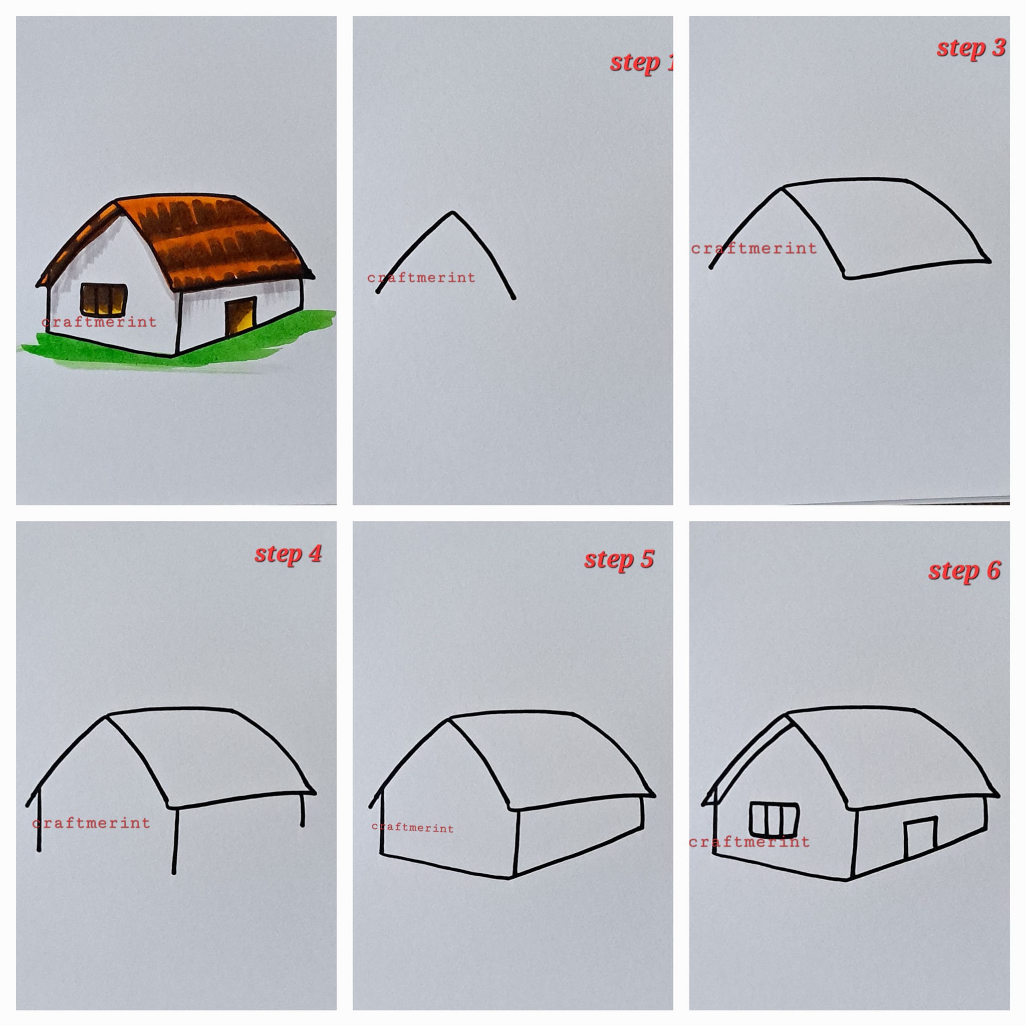 How to draw House ideas 12