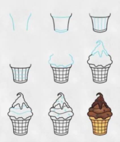 Ice cream idea (10) Drawing Ideas