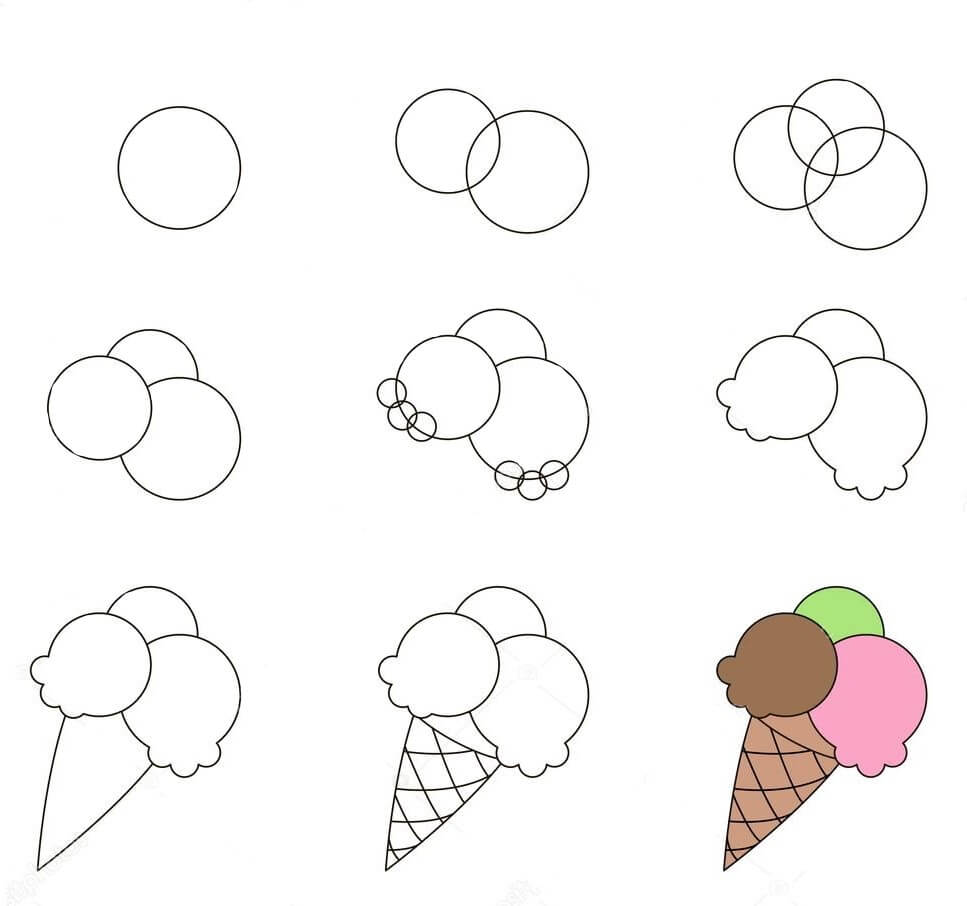 Ice cream idea (12) Drawing Ideas