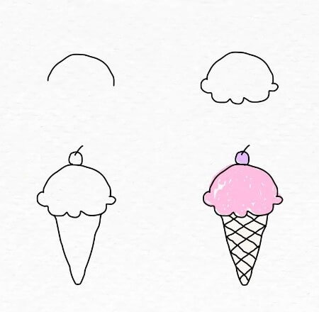 Ice cream idea (13) Drawing Ideas