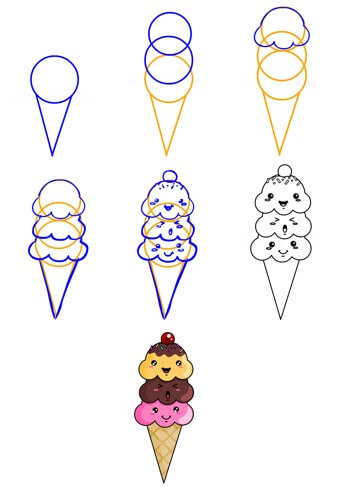 Ice cream idea (8) Drawing Ideas