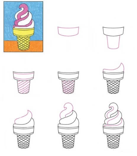 Ice cream idea (9) Drawing Ideas