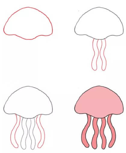 Jellyfish Delight Drawing Ideas