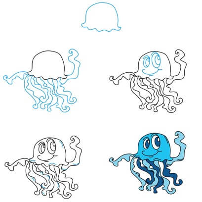 Jellyfish Felicity Drawing Ideas