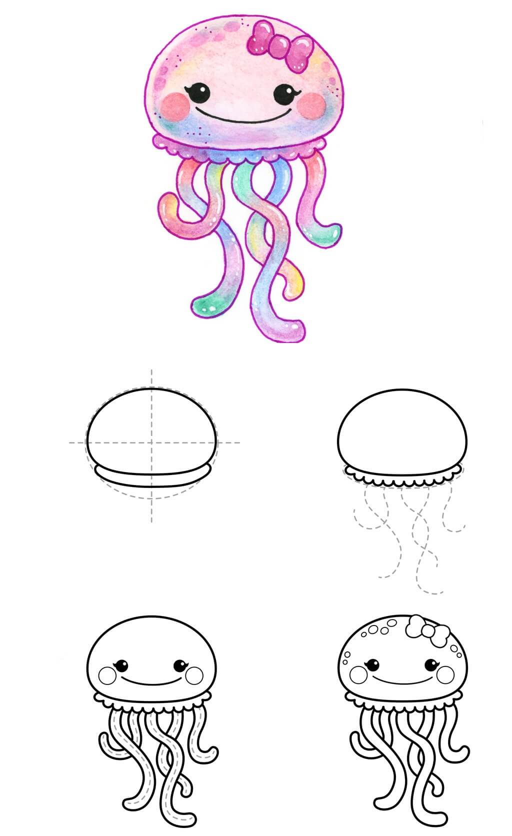 Jellyfish Harmony Drawing Ideas