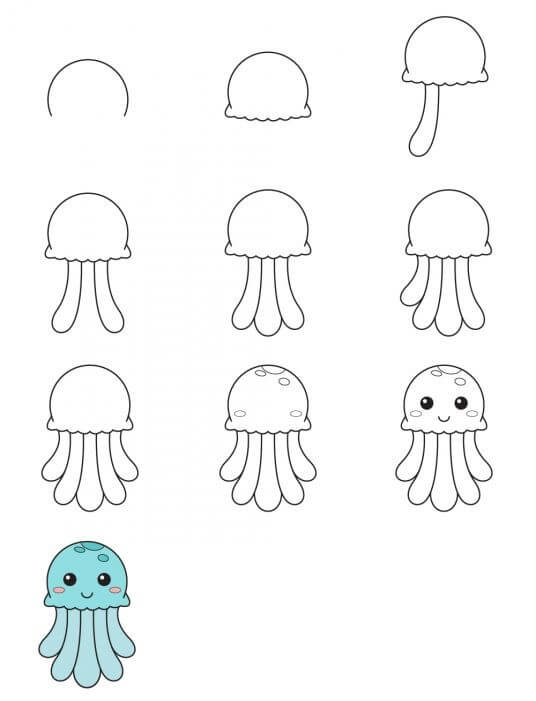 How to draw Jellyfish Joy