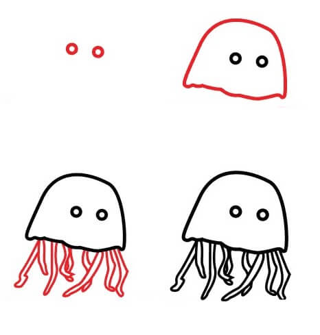Jellyfish Serenity Drawing Ideas