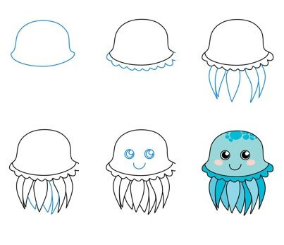 Jellyfish Zenith Drawing Ideas