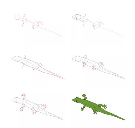 Lizard idea 7 Drawing Ideas