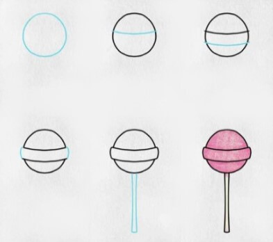 Lollipop 2 Drawing Ideas