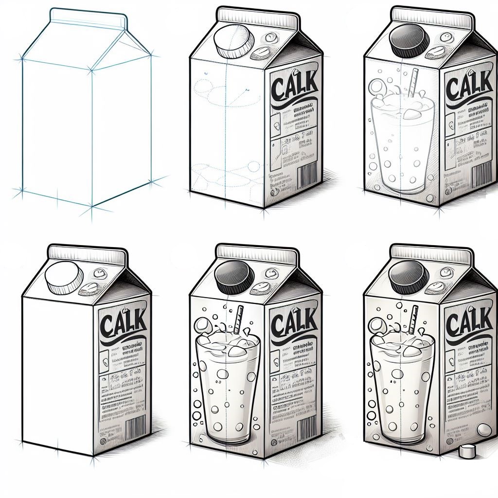 Milk idea (14) Drawing Ideas