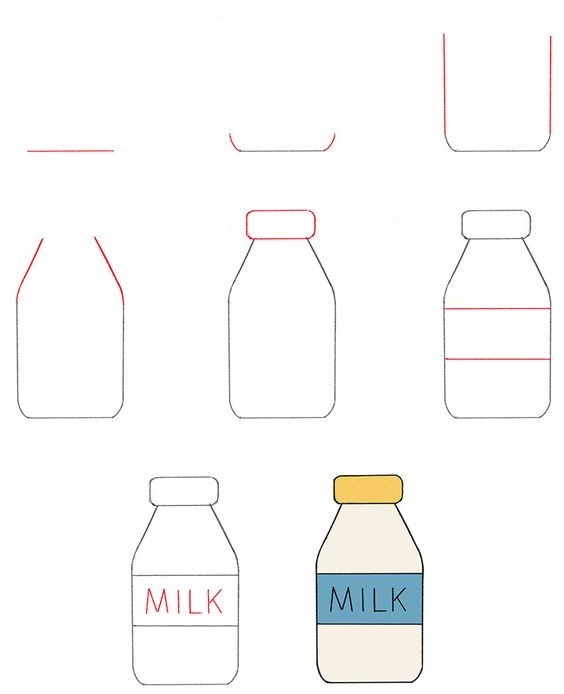 Milk idea (17) Drawing Ideas