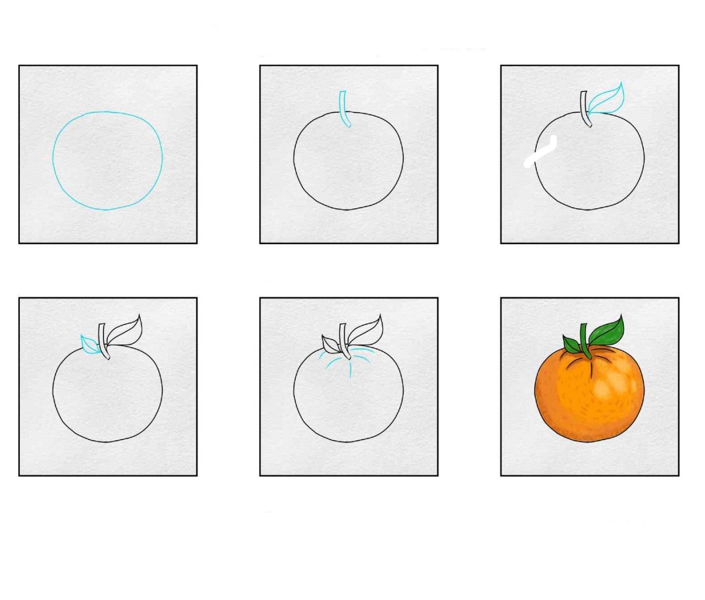 How to draw Orange idea (2)