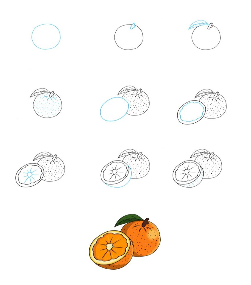 Orange idea (3) Drawing Ideas