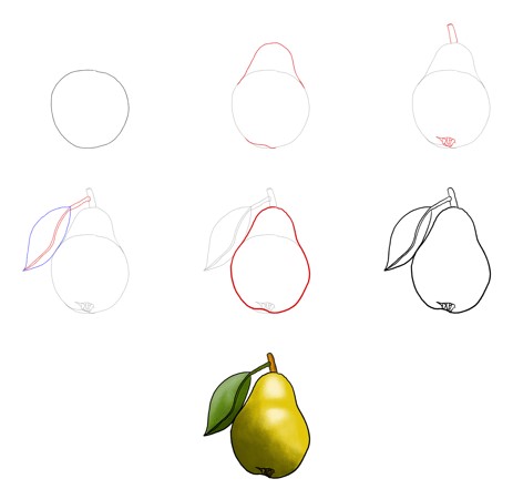 Pear idea (8) Drawing Ideas