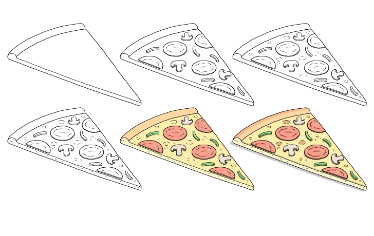 Pizza idea (1) Drawing Ideas