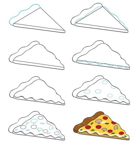 Pizza idea (11) Drawing Ideas