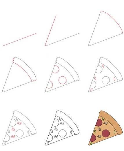 Pizza idea (15) Drawing Ideas